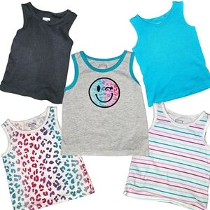 Garanimals Toddler Tank Top Bundle 2T 5-Piece Summer Set